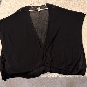 a new day Black Women's Poncho Sweater